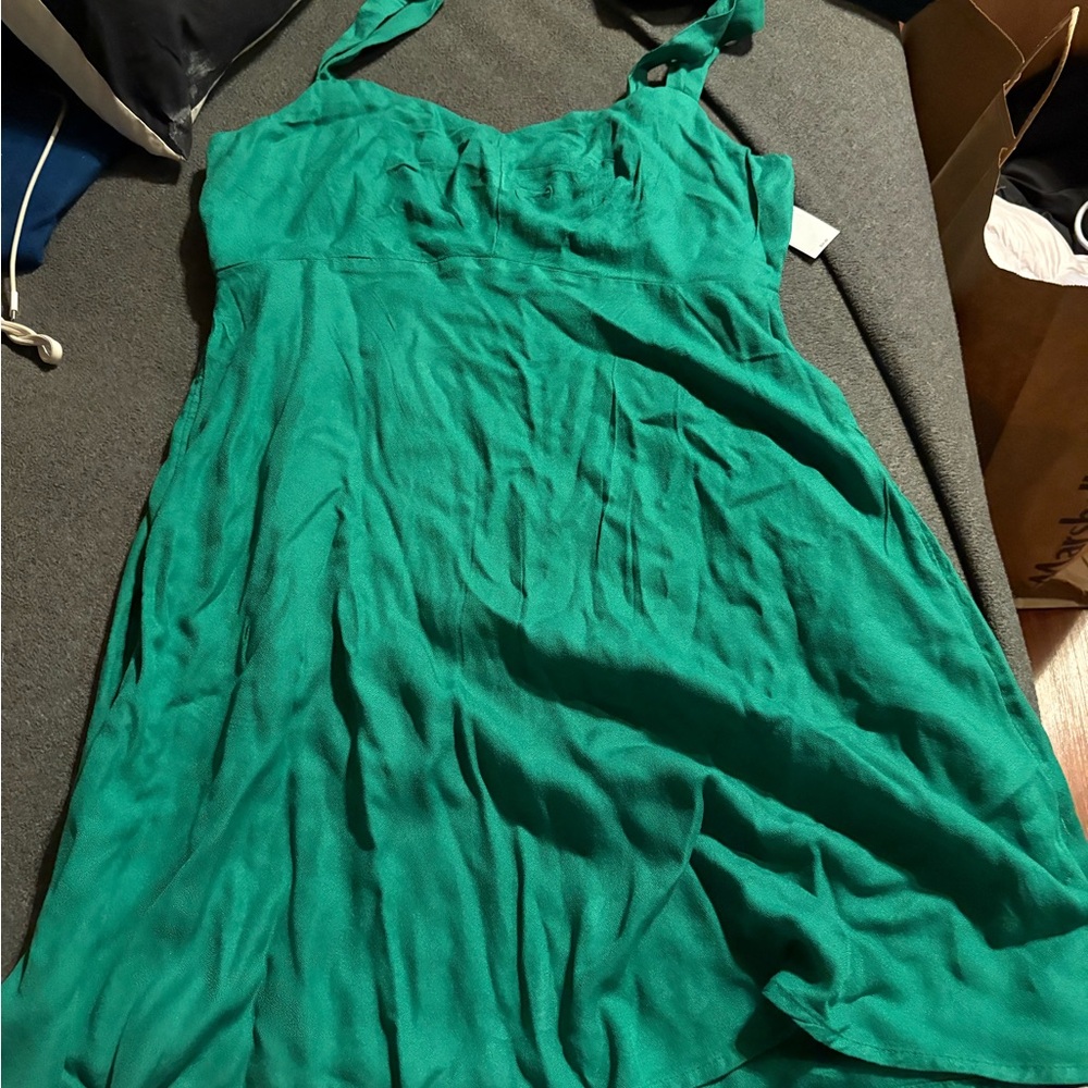 Old Navy Vibrant Green Mini Dress